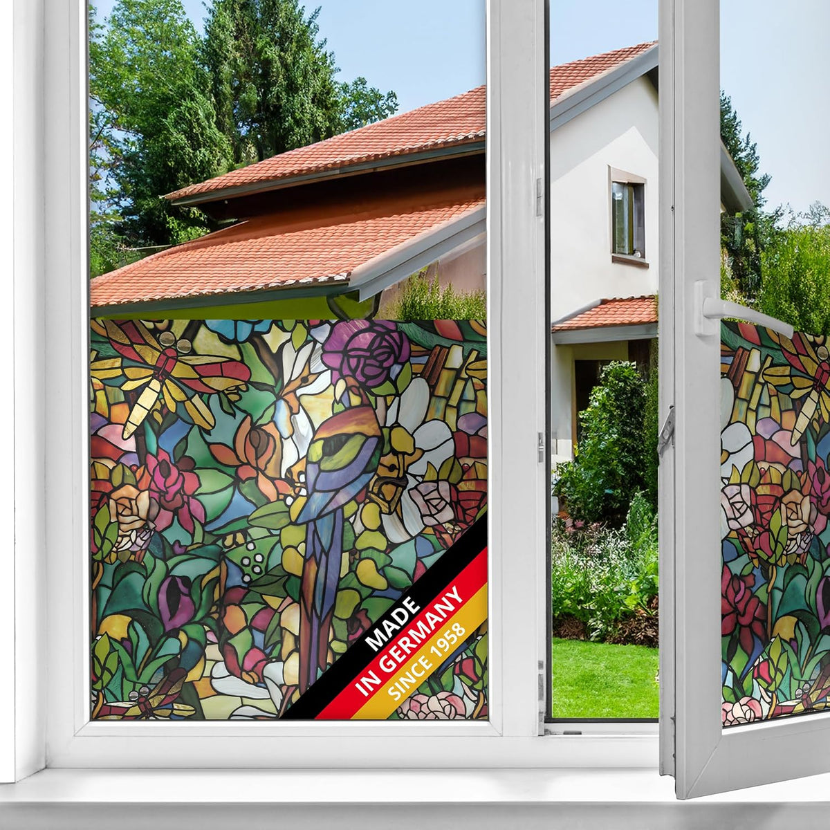 d-c-fix Privacy Window Film Tulia 45 cm x 2 m Self-Adhesive
