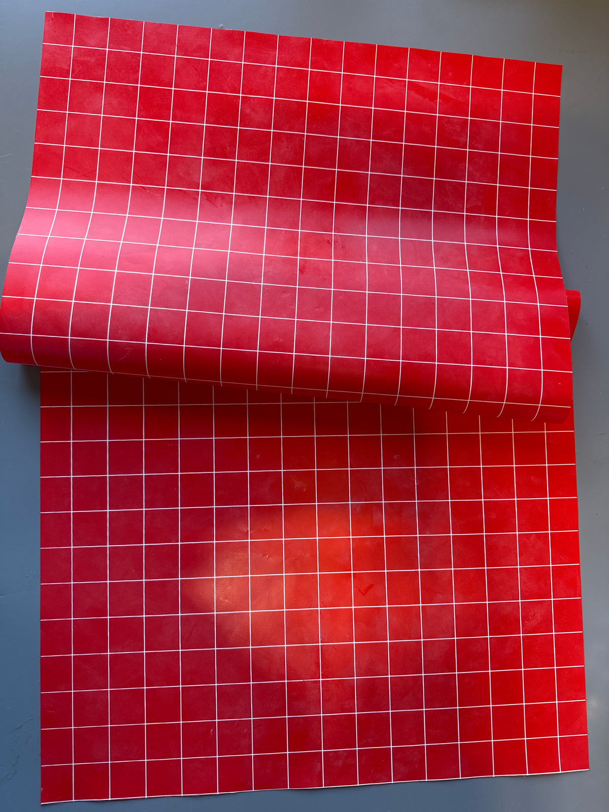 Silicone Baking Mat Roll 16IN*5FT, Non-Slip, Non-Stick, Reusable, Free Cutting, Oven Liner, Counter Mat, Freeze Dryer Mat, Red, Rectangular