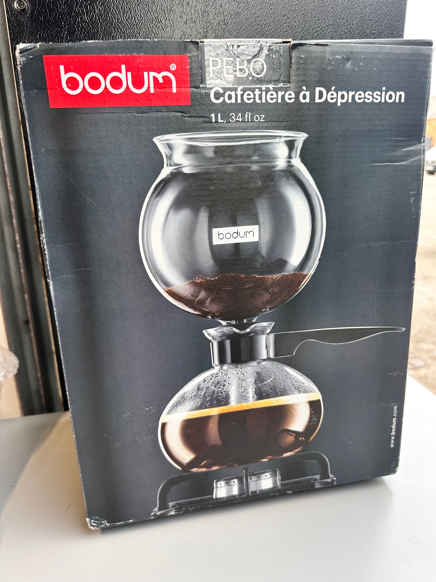 Bodum Pebo 8-Cup Vacuum Coffee Maker, 1 Litre/ 34 oz