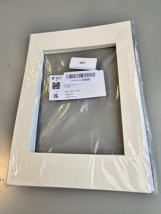 10 Piece Picture Mounts,White Photo Mounts Frame Mounts A4 Picture Mounts Picture Mats for 6 x 8 inch Image