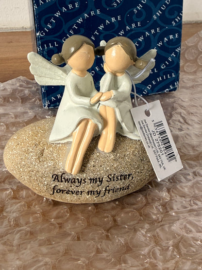 Always My Sister Forever My Friend Engraved Pebble Gift