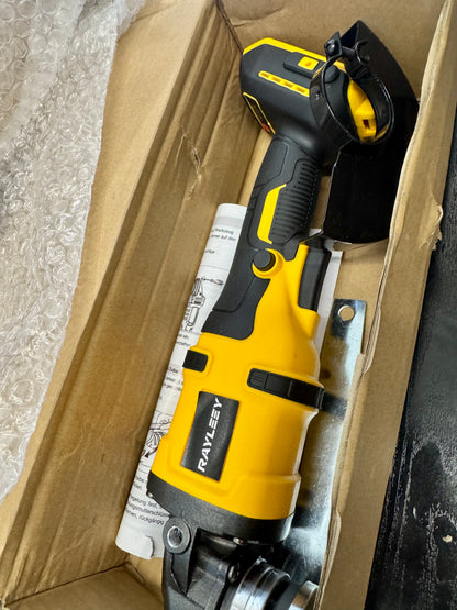Cordless Angle Grinder for Dewalt 20V Battery, 4-1/2 Inch, 8500RPM Brushless Electric Angle Grinder Tool, 3 Variable Speeds Power Grinder for Cutting,Grinding,Polishing(Battery Not Included)